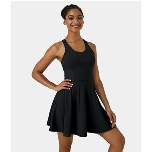 HALARA Backless Racerback Flare Mini Golf Active Dress